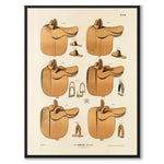 La Sellerie Camille No.9 as a vintage illustration and poster from Historly – full image without white border