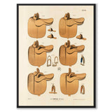 La Sellerie Camille No.9 as a vintage illustration and poster from Historly – full image without white border