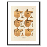 La Sellerie Camille No.9 as a vintage illustration and poster from Historly – with white border without title