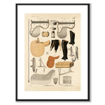 La Sellerie Camille No.24 as a vintage illustration and poster from Historly – with white border without title
