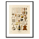 La Sellerie Camille No.104 as a vintage illustration and poster from Historly – with white border without title