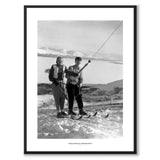 The Ski Lift in Björkliden as a historic photograph and poster from Historly – with white border and title