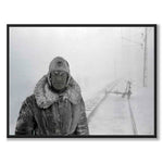 Track Watchman, Riksgränsen 1955 as a historic photograph and poster from Historly – full image without white border