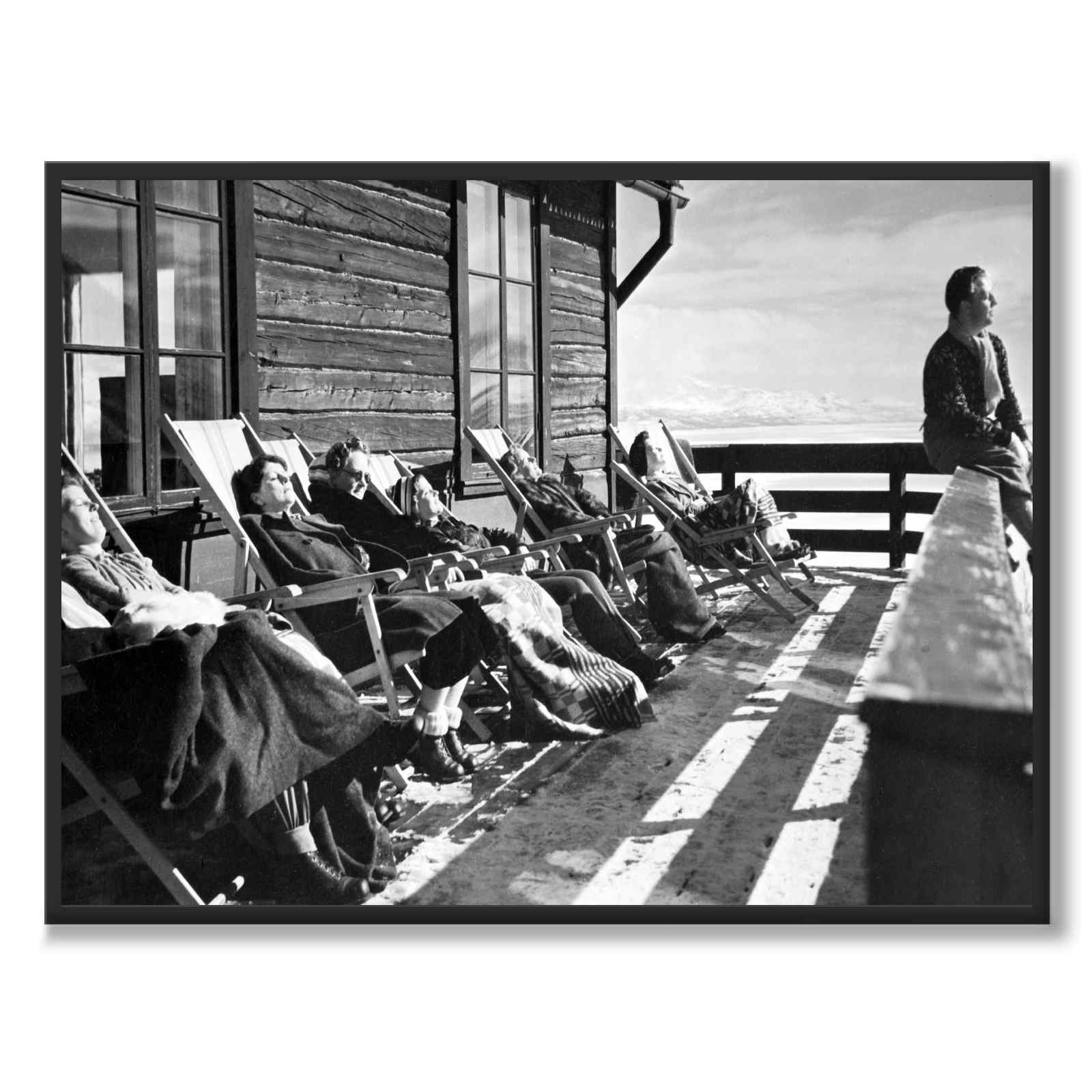 Björkliden 1930 as a historic photograph and poster from Historly – full image without white border