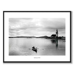 Arjeplog Church 1935 as a historic photograph and poster from Historly – with white border and title