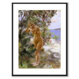 Efter Badet av Anders Zorn som poster från Historly – med vit kant utan titel