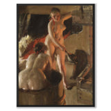 Badande Kullor av Anders Zorn som poster från Historly – helbild utan vit kant