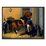 Carl XV's Favourite Horse Gentleman as an art poster from Historly – full image without white border
