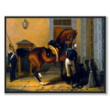 Carl XV's Favourite Horse Gentleman as an art poster from Historly – full image without white border