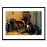 Carl XV's Favourite Horse Gentleman as an art poster from Historly – with white border without title