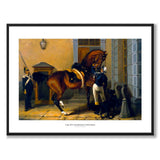 Carl XV's Favourite Horse Gentleman as an art poster from Historly – with white border and title