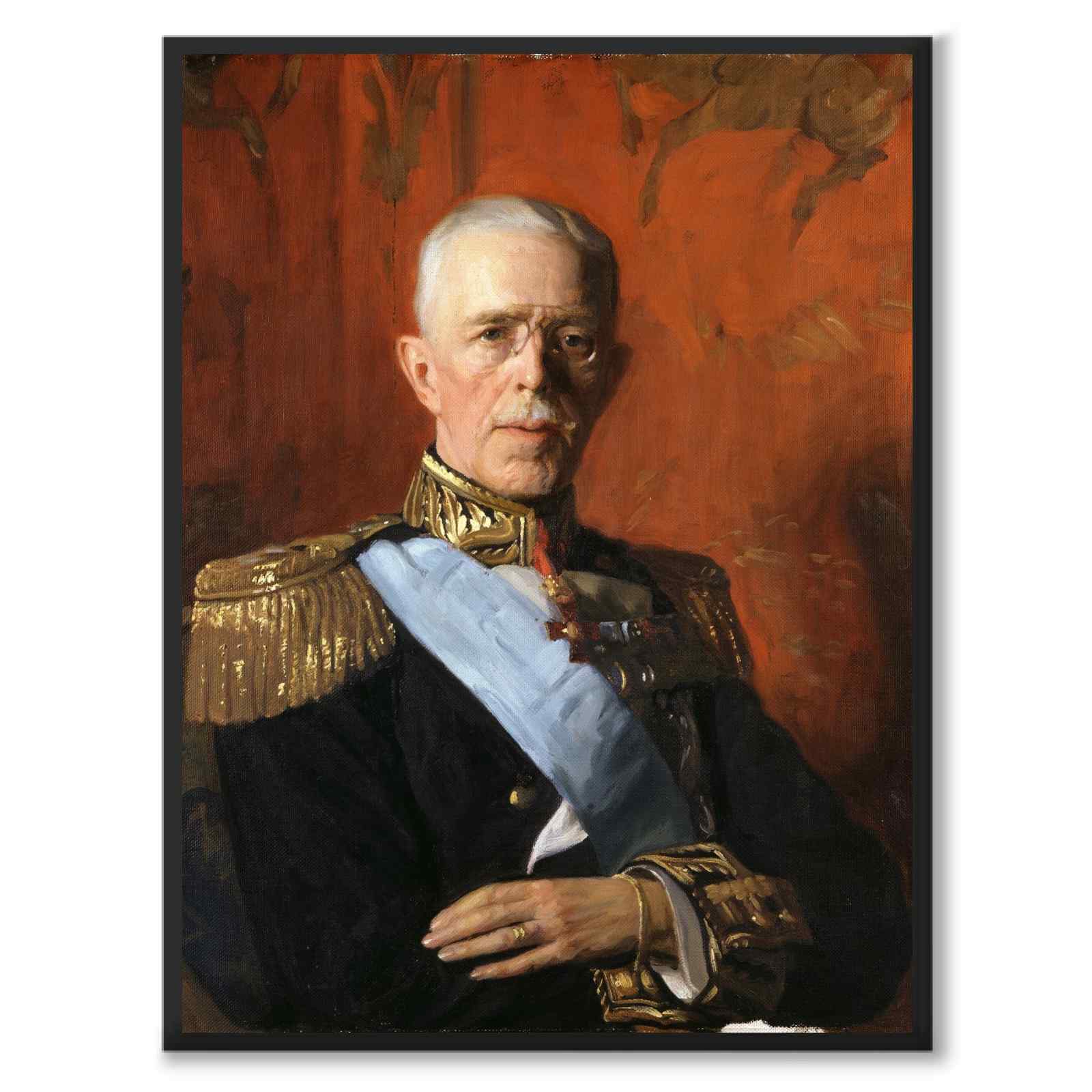 Gustav V som konstposter från Historly – helbild utan vit kant