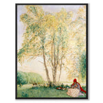 Under Björkarna av Carl Larsson som konstposter från Historly – helbild utan vit kant