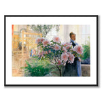 Azalea av Carl Larsson som konstposter från Historly – med vit kant utan titel