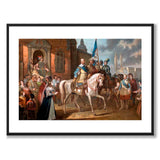 Gustav II Adolfs Avsked som konstposter från Historly – med vit kant utan titel