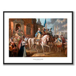 Gustav II Adolfs Avsked som konstposter från Historly – med vit kant och titel
