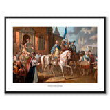 Gustav II Adolfs Avsked som konstposter från Historly – med vit kant och titel