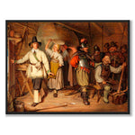 Gustaf Wasa hos Sven Elfsson i Isala By år 1520 som poster från Historly – helbild utan vit kant