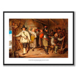 Gustaf Wasa hos Sven Elfsson i Isala By år 1520 som poster från Historly – med vit kant och titel