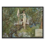 Frilufts-ateljé av Carl Larsson som konstposter från Historly – helbild utan vit kant
