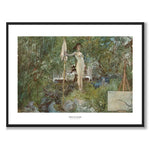 Frilufts-ateljé av Carl Larsson som konstposter från Historly – med vit kant och titel