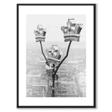 Stockholm City Hall as a historic Stockholm poster from Historly – with white border without title