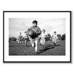 Rugby 1942 som historisk Stockholmsposter från Historly – med vit kant utan titel
