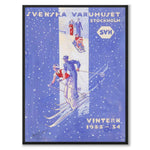 Svenska Varuhuset Stockholm as a vintage illustration and poster from Historly – full image without white border