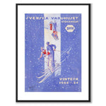 Svenska Varuhuset Stockholm as a vintage illustration and poster from Historly – with white border without title