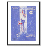 Svenska Varuhuset Stockholm as a vintage illustration and poster from Historly – with white border without title