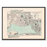 Riddarfjärden 1928 as a historic map and poster from Historly – full image without white border