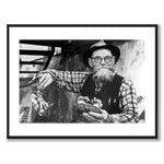 Fishermen on Käringön 1940 as a poster from Historly – with white border without title