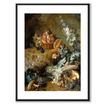 Still Life with Fruit and Vegetables as an art poster from Historly – with white border without title