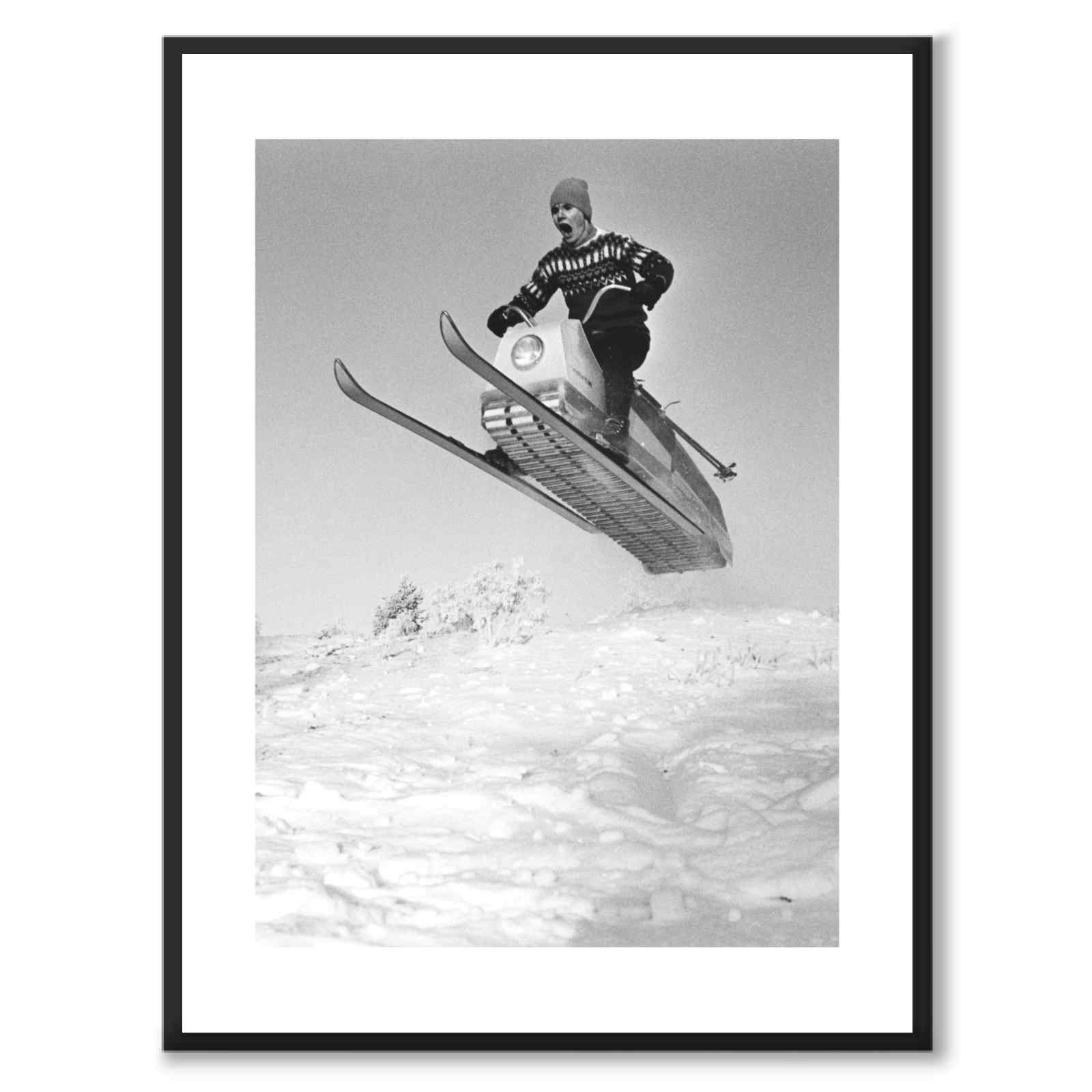 Larven som historiskt fotografi och poster från Historly – med vit kant utan titel