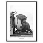Svenska Flygvapnet som historiskt fotografi och poster från Historly – med vit kant och titel