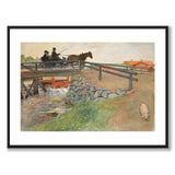 Bron av Carl Larsson som konstposter från Historly – med vit kant utan titel