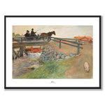 Bron av Carl Larsson som konstposter från Historly – med vit kant och titel