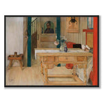 Söndagsvila av Carl Larsson som konstposter från Historly – helbild utan vit kant