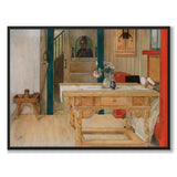 Söndagsvila av Carl Larsson som konstposter från Historly – helbild utan vit kant