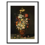 Still Life with a Vase of Flowers som konstposter från Historly – med vit kant utan titel