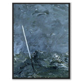 Stormy Sea. Buoy without Top Mark by August Strindberg as an art poster from Historly – full image without white border