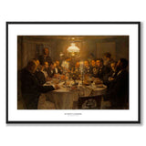An Artist's Gathering som konstposter från Historly – med vit kant och titel
