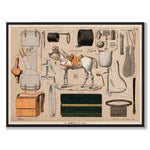 Camille som vintageillustration och poster från Historly – helbild utan vit kant
