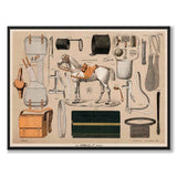 Camille som vintageillustration och poster från Historly – helbild utan vit kant