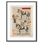 Camille som vintageillustration och poster från Historly – med vit kant utan titel