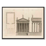 Palladio as a vintage illustration and poster from Historly – full image without white border