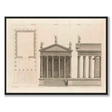 Palladio as a vintage illustration and poster from Historly – full image without white border