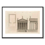 Palladio as a vintage illustration and poster from Historly – with white border without title