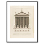 Palladio as a vintage illustration and poster from Historly – with white border without title