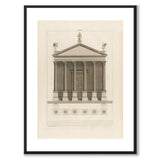 Palladio as a vintage illustration and poster from Historly – with white border without title